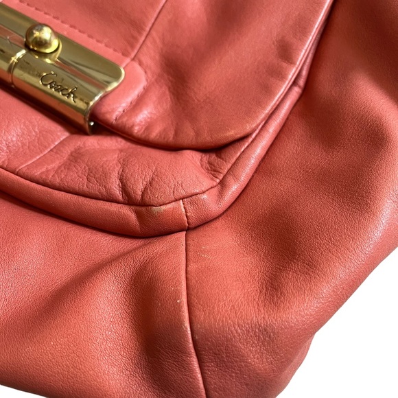 Coach 16808 Kristen Hobo Convertible Purse in Peony Pink - Picture 13 of 16